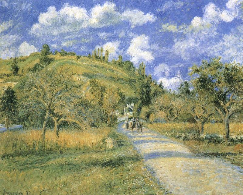 Camille Pissarro Road and hills